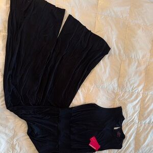 Commando Black Sleeveless Jumpsuit